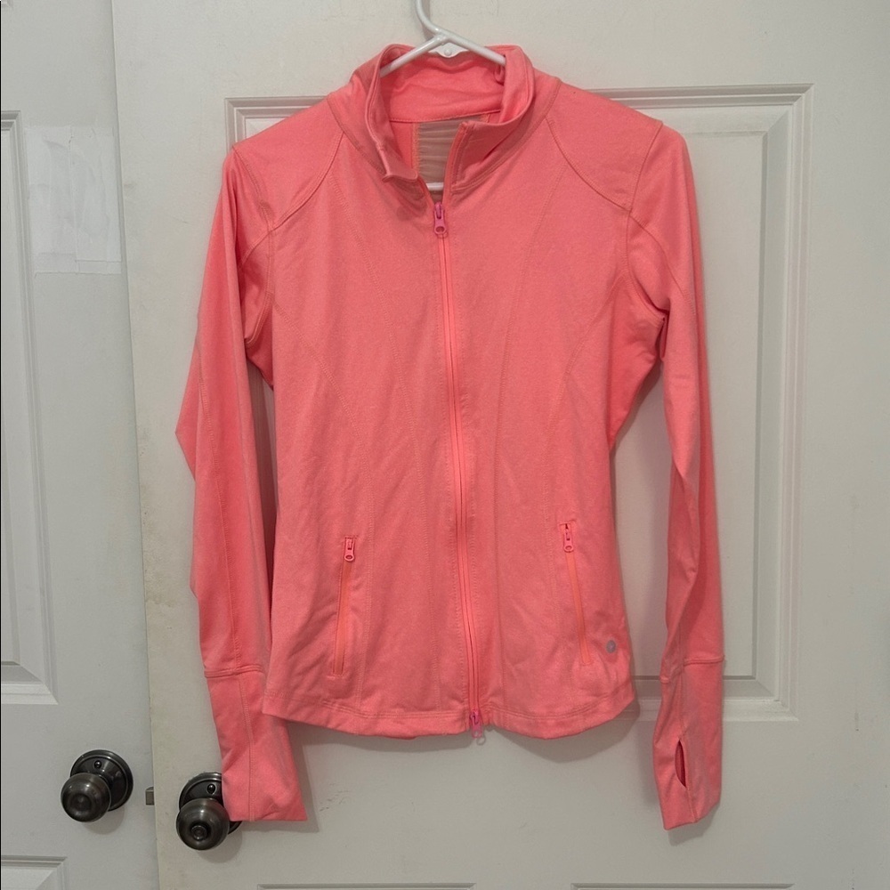 90 Degree By Reflex Pink Athletic Jacket size small zip up